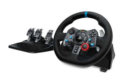 Logitech G29 sacīkšu spēļu stūre PS4/PC — spēka atgriezeniskā saite ar pedāļiem