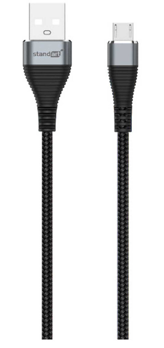 🔌 Standardowy kabel micro USB GT-RH014 120 cm, szary – USB-A do micro USB | Rozwiązanie dla starszych urządzeń