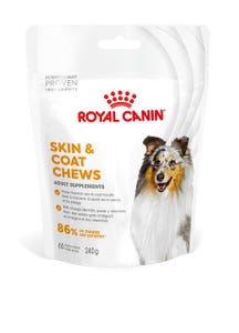 Royal Canin Skin & Coat Adult Dog Supplements 240g - Maisto papildas odos ir kailio sveikatai šunims