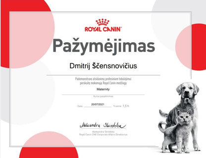 Konsultacija - apie Royal Canin