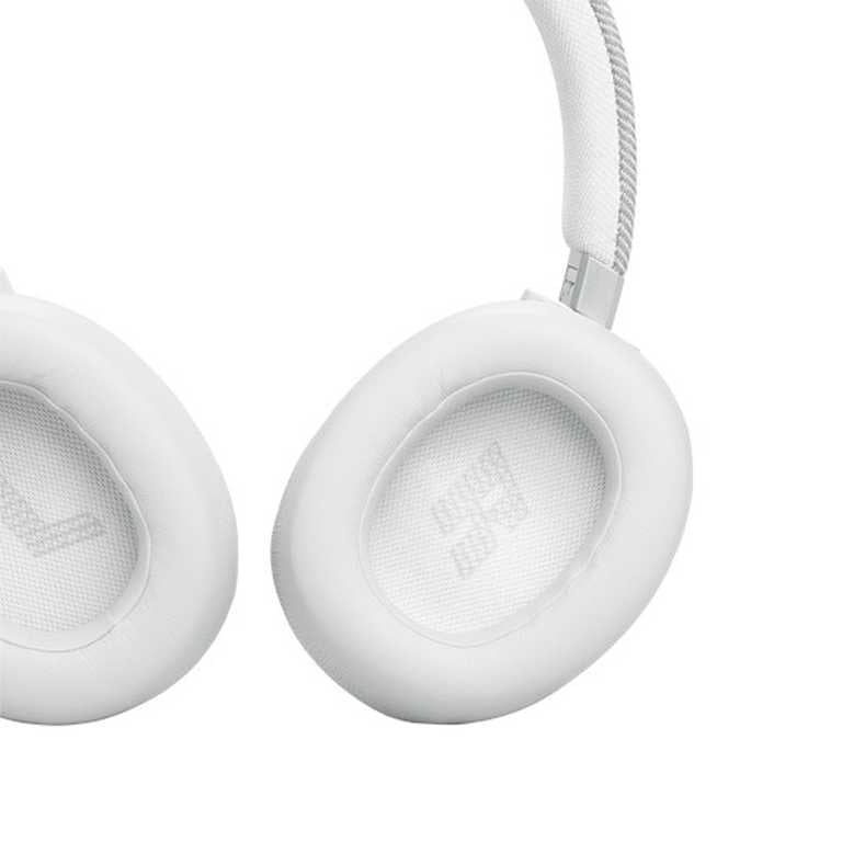 JBL Live 770NC bezvadu austiņas, melnas — patiesa adaptīvā trokšņu slāpēšana un 65 stundu akumulatora darbības laiks