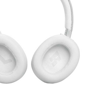 JBL Live 770NC bezvadu austiņas, melnas — patiesa adaptīvā trokšņu slāpēšana un 65 stundu akumulatora darbības laiks