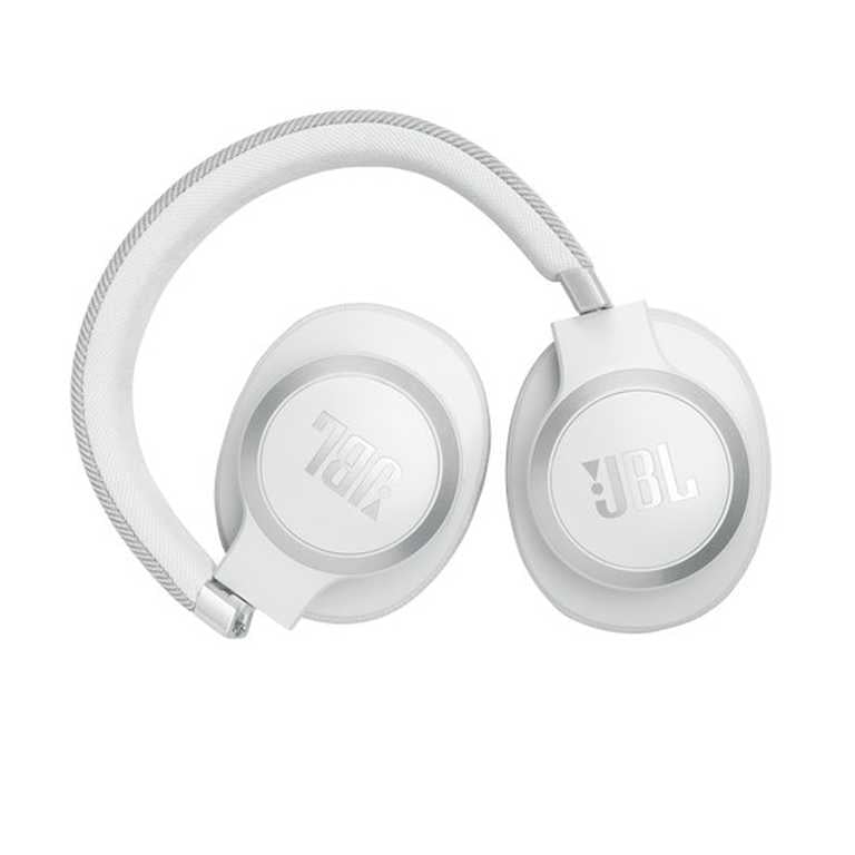 JBL Live 770NC bezvadu austiņas, melnas — patiesa adaptīvā trokšņu slāpēšana un 65 stundu akumulatora darbības laiks