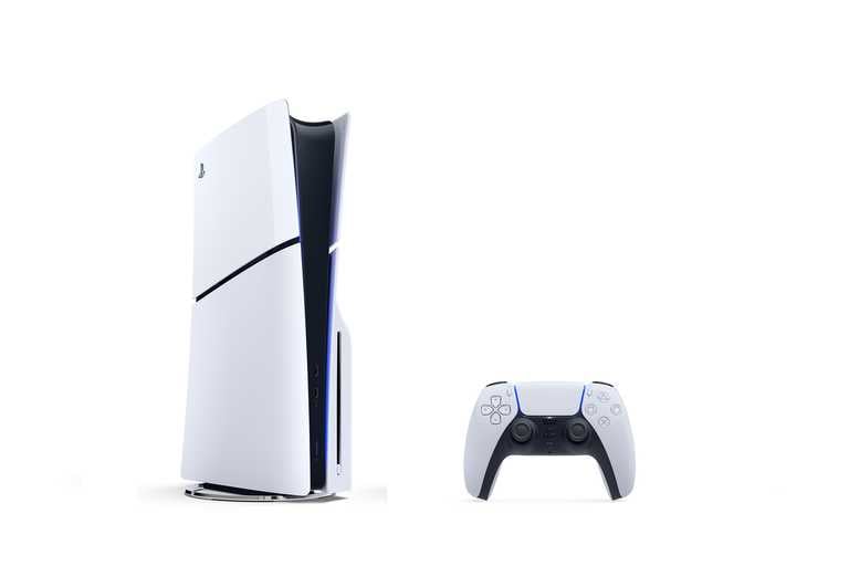 Sony PlayStation 5 Slim spēļu konsole - 1 TB SSD, 4K, bezvadu kontrolieris