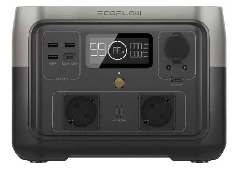 ⚡ Przenośna stacja zasilania EcoFlow RIVER 2 Max | 512 Wh | 500 W | LiFePO4 | 1 godz. ładowania | 9 urządzeń