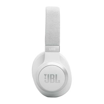 JBL Live 770NC bezvadu austiņas, melnas — patiesa adaptīvā trokšņu slāpēšana un 65 stundu akumulatora darbības laiks
