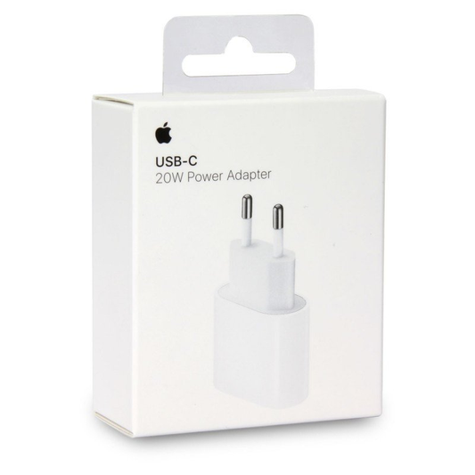 🍎 Apple 20W USB-C lādētājs MHJE3ZM/A balts - oriģināls | iPhone iPad | Kompakts | Ātrā uzlāde