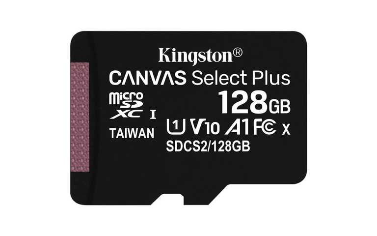 💾 Kingston Canvas Select Plus 256GB MicroSD - 100MB/s | A1 klase | Android optimizēta | Ar SD adapteri