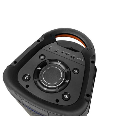 Blaupunkt PB06DB | 500 W galia, karaoke su 2 belaidžiais mikrofonais, LED šviesos
