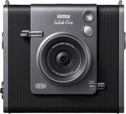 Fujifilm Wide Evo Instant Camera - Black Hybrid Instax Wide