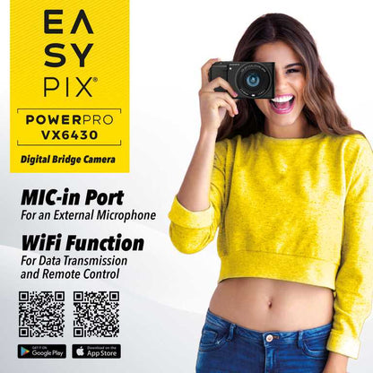 Easypix PowerPro VX6430 Digital Camera - Professional 4K Action Camera Model 📸
