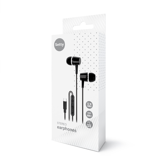 Wired headphones Setty SPD-C-21, black