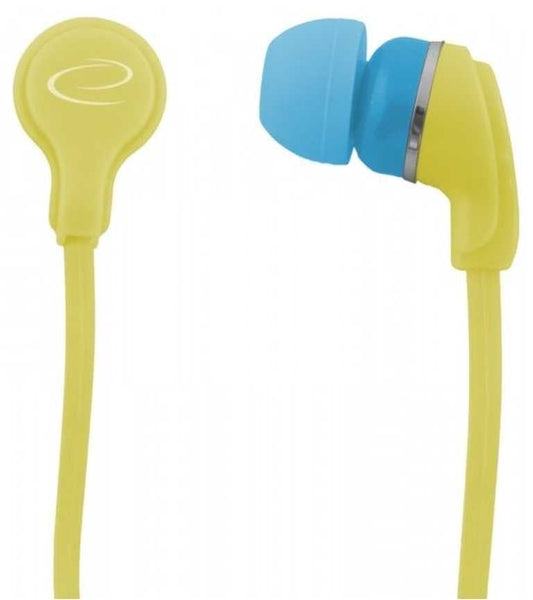 Wired headphones Esperanza Neon EH147, yellow