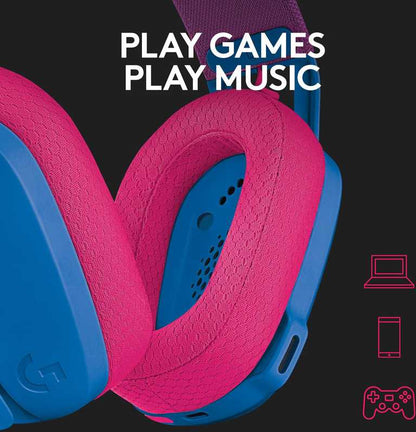 Logitech G435 belaidės žaidimų ausinės – „LIGHTSPEED“