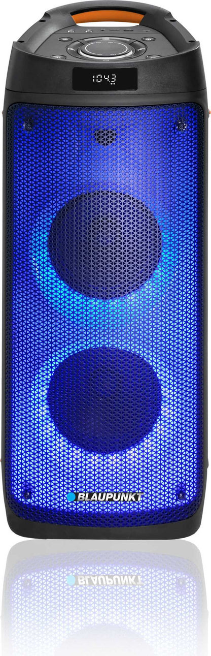 Blaupunkt PB06DB | 500 W galia, karaoke su 2 belaidžiais mikrofonais, LED šviesos