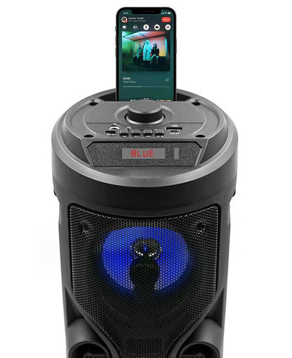Squeak Harmony SQ1004 | Belaidė kolonėlė su disco apšvietimu, karaoke, 40 W