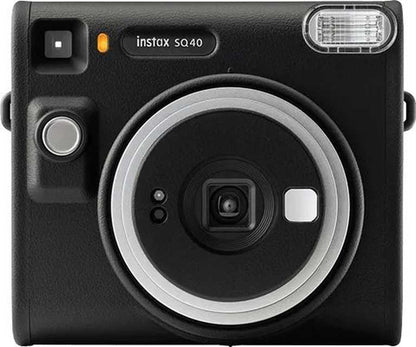 Fujifilm Instax Square SQ40 Instant Camera - Retro Style Black Model 📸