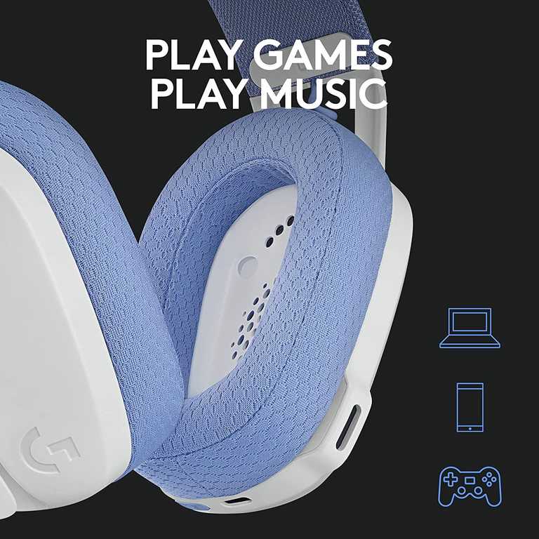 Logitech G435 belaidės žaidimų ausinės – „LIGHTSPEED“