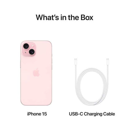 📱 Apple iPhone 15 128GB Rožinis - Dynamic Island | 48MP Kamera | A16 Bionic | USB-C | Face ID