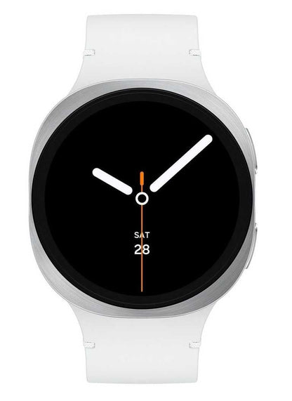 Samsung Galaxy Watch 8 BT 44mm sidabro - Wireless įkrovimas, 480x480