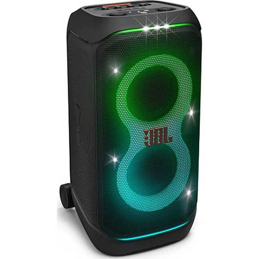 JBL PartyBox Stage 320 Garso Sistema, 240 W | Nešiojama vakarėlių kolonėlė su karaoke ir šviesų šou