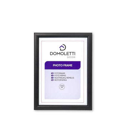 Photo frame Domoletti, 13 cm x 18 cm, black