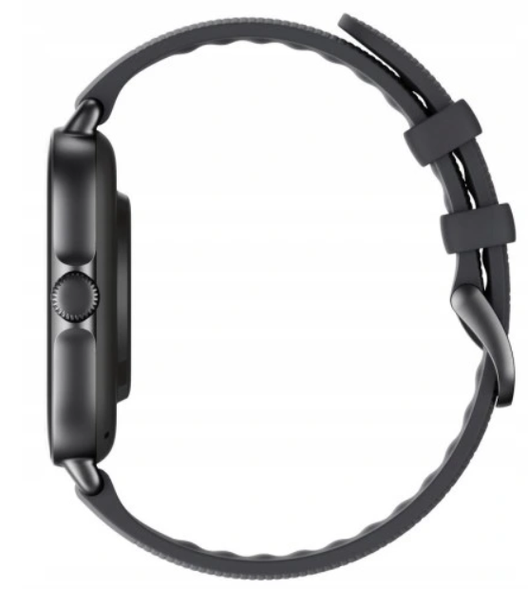 Amazfit GTS 3 juodas išmanusis laikrodis - altimetras, barometras, giroskopas