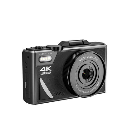 Easypix V64 Flip digitālā kamera — rotējošs ekrāns, kompakts dizains