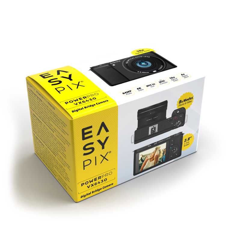 Easypix PowerPro VX6430 Digital Camera - Professional 4K Action Camera Model 📸
