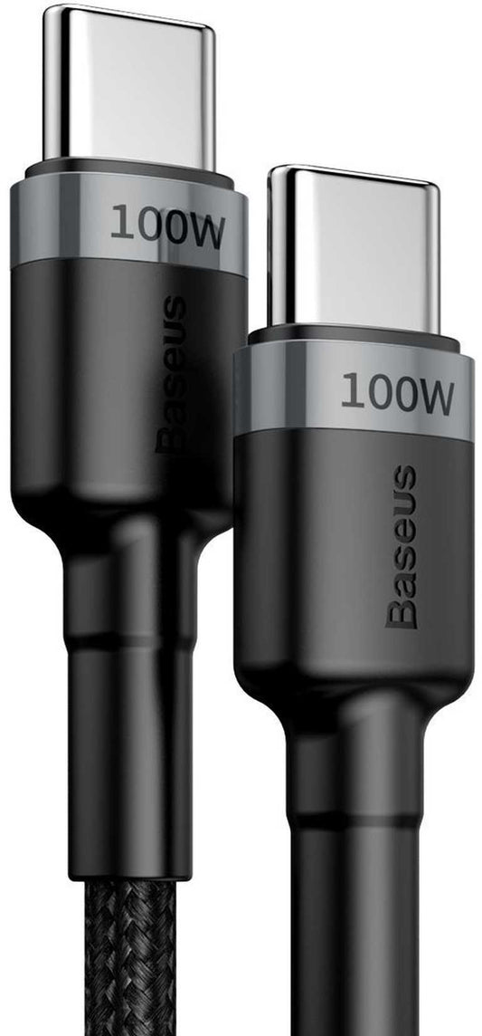 🔌 Baseus USB-C Cable 200cm Black - USB-C to USB-C | Fast Data Transfer | Universal | Long