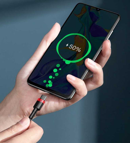 🔌 Baseus USB-C Cable 200cm Black - USB-C to USB-C | Fast Data Transfer | Universal | Long