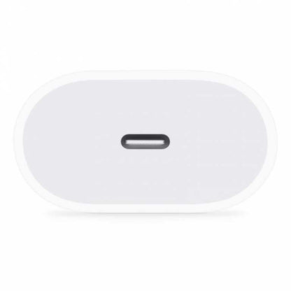 🍎 Apple 20W USB-C lādētājs MHJE3ZM/A balts - oriģināls | iPhone iPad | Kompakts | Ātrā uzlāde