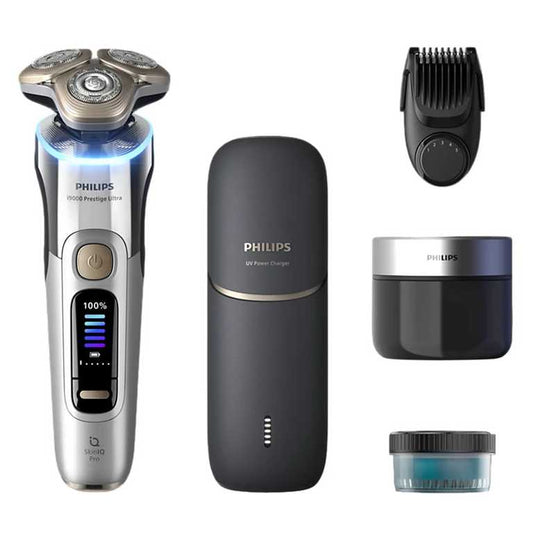 Philips i9000 Prestige Ultra XP9404/46 - Rotacinė Barzdaskutė su SkinIQ Pro