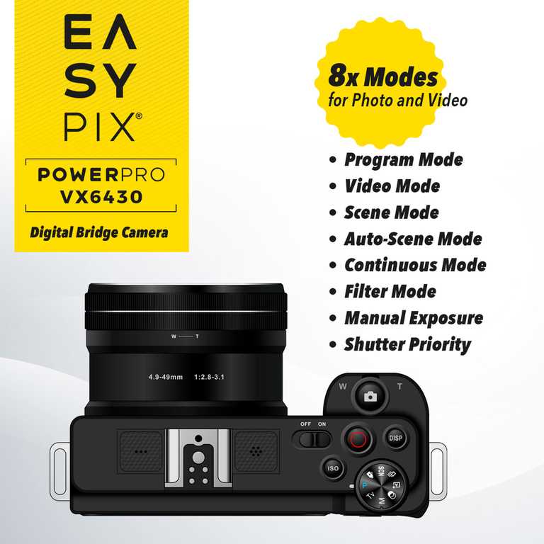 Easypix PowerPro VX6430 Digital Camera - Professional 4K Action Camera Model 📸
