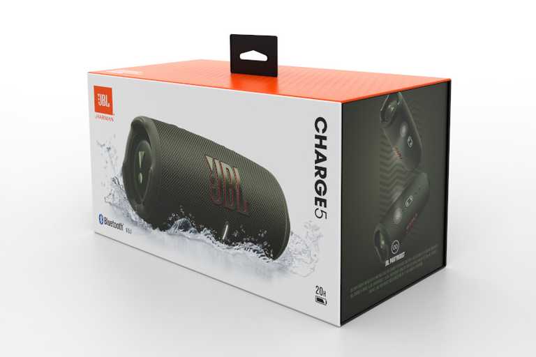 JBL Charge 5 belaidė kolonėlė, 40 W, IP67
