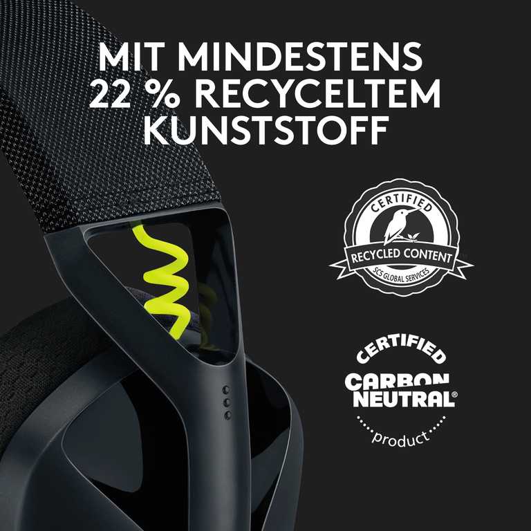 Logitech G435 belaidės žaidimų ausinės – „LIGHTSPEED“