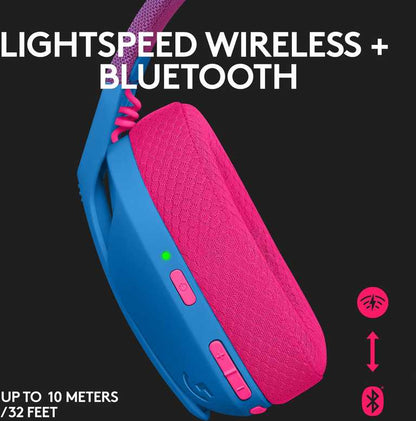 Logitech G435 belaidės žaidimų ausinės – „LIGHTSPEED“