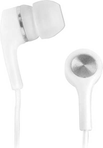 Wired headphones Setty Universal X-Bass, white