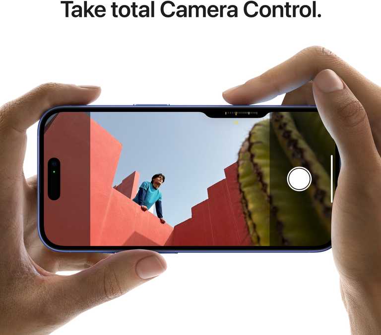 📱 Apple iPhone 16 128GB Balta - A18 Bionic | Dynamic Island | Action Button | Camera Control | iOS 18