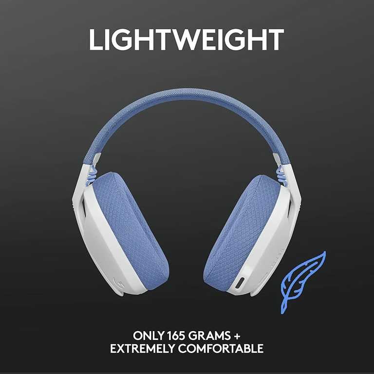 Logitech G435 belaidės žaidimų ausinės – „LIGHTSPEED“