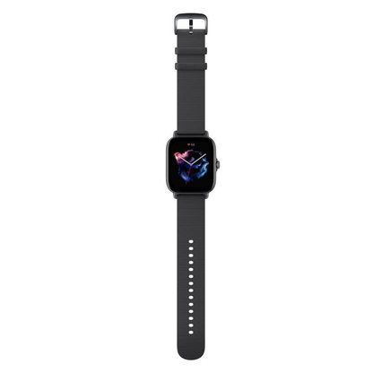 Amazfit GTS 3 juodas išmanusis laikrodis - altimetras, barometras, giroskopas