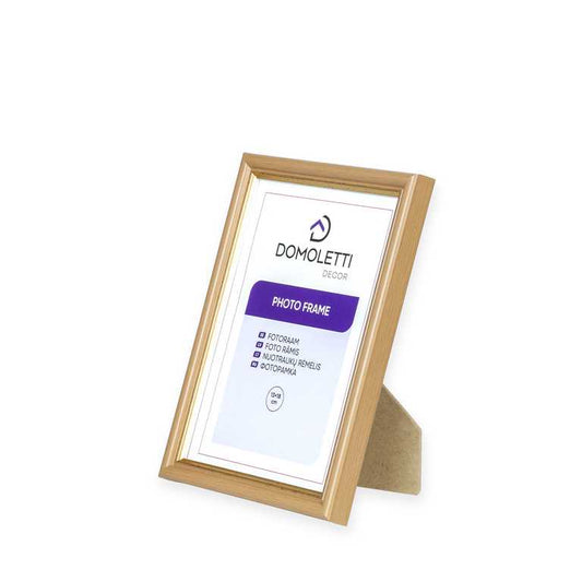 Photo frame Domoletti, 13 cm x 18 cm, gold/light brown