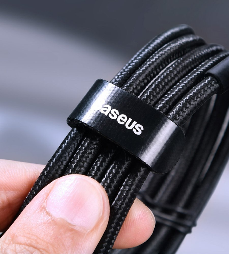 🔌 Baseus USB-C Cable 200cm Black - USB-C to USB-C | Fast Data Transfer | Universal | Long