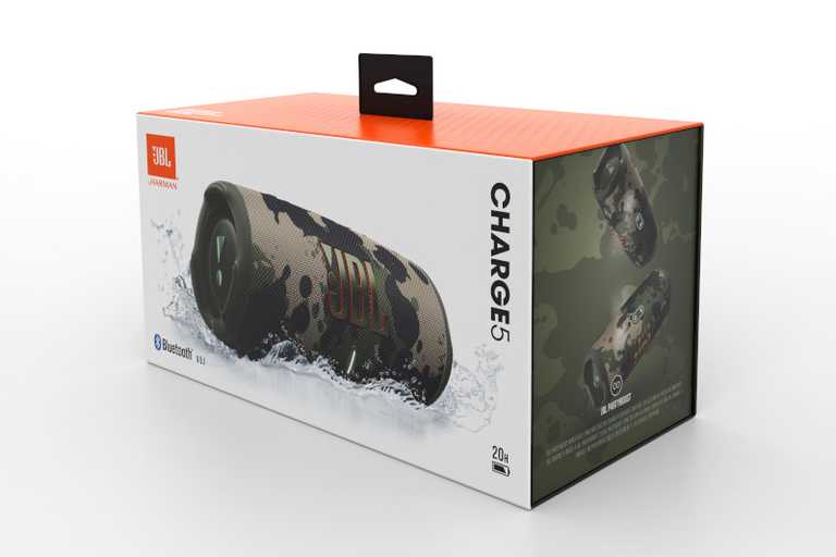 JBL Charge 5 belaidė kolonėlė, 40 W, IP67