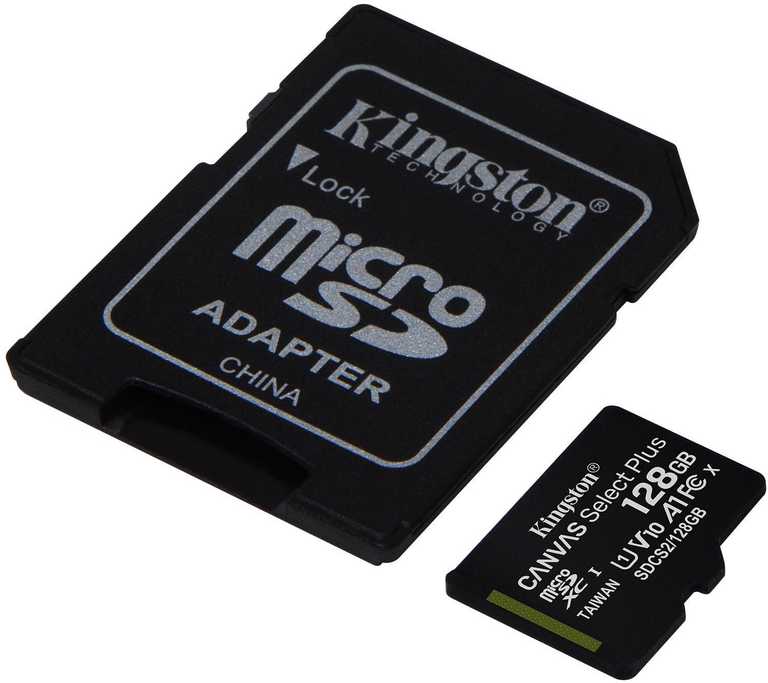 💾 Kingston Canvas Select Plus 256GB MicroSD - 100MB/s | A1 klase | Android optimizēta | Ar SD adapteri