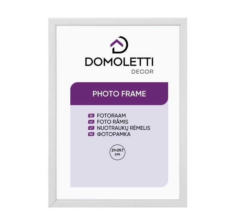 Photo frame Domoletti, 21 cm x 29.7 cm, white