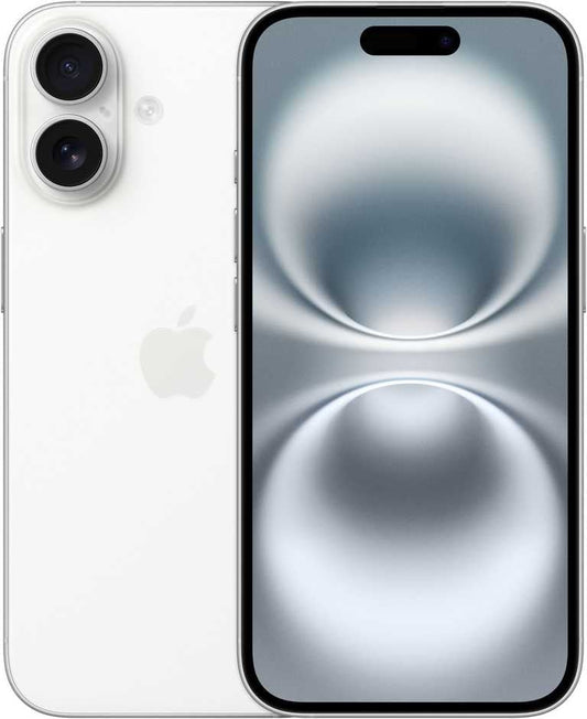📱 Apple iPhone 16 128GB Balta - A18 Bionic | Dynamic Island | Action Button | Camera Control | iOS 18