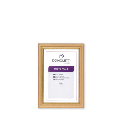 Photo frame Domoletti, 10 cm x 15 cm, gold/light brown