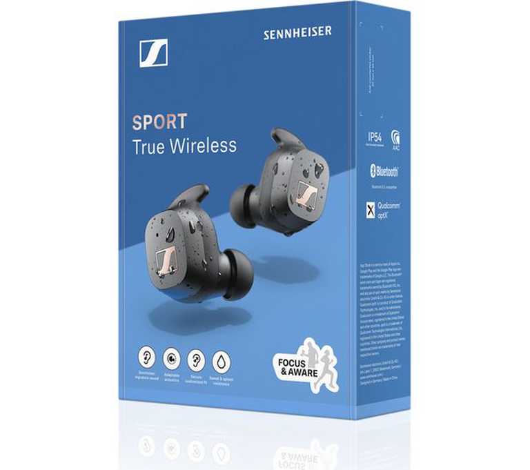 Sennheiser CX200TW1 SPORT – belaidės ausinės sportui