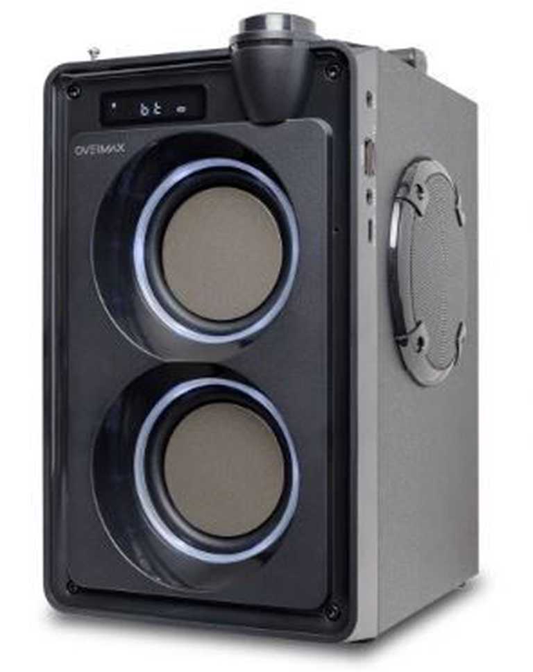 Overmax SoundBeat 5.0 | Nešiojama belaidė kolonėlė su LED, 20 W, 8h